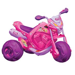 Moto Elétrica Bandeirantes Princesas Disney 2438 6V Rosa - Rosa
