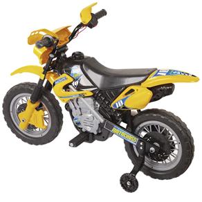Moto Elétrica Homeplay Motocross 244 – Amarelo