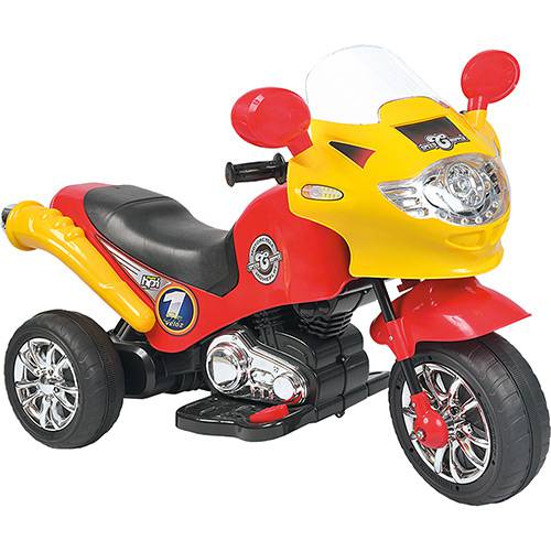 Moto Elétrica Infantil 246 Speed Chopper Vermelho 6V - Homeplay