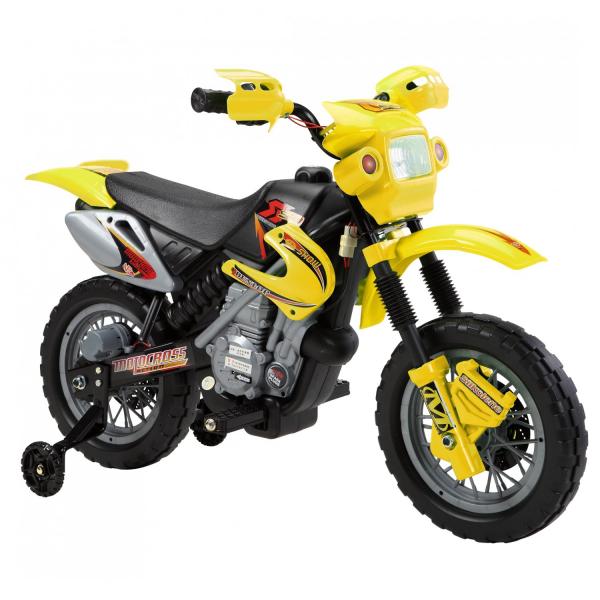 Moto Elétrica Infantil 6V Bel Fix Amarelo