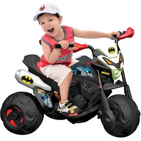 Moto Elétrica Infantil Batmoto 6V Duas Marchas - Brinquedos Bandeirante