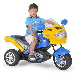 Moto Elétrica Infantil Homeplay Speed Chopper - Azul