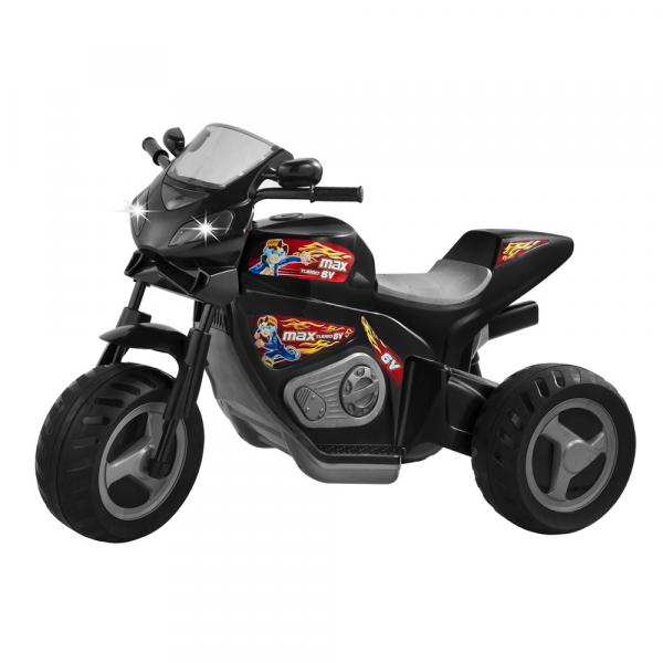 Moto Elétrica Infantil Max Turbo 6v Preta - Magic Toys