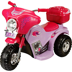 Moto Elétrica Infantil Pink Adventure 6V - Importado