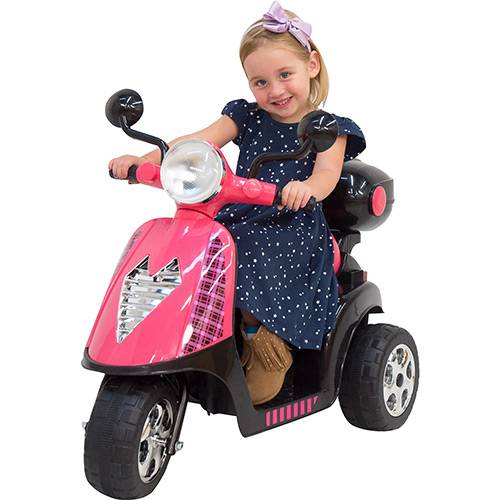 Tudo sobre 'Moto Elétrica Infantil Scooter Dream Rosa 6V - Brink+'