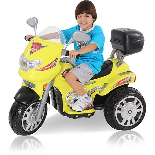 Tudo sobre 'Moto Elétrica Infantil Sprint Custon Amarela 6V - Biemme'
