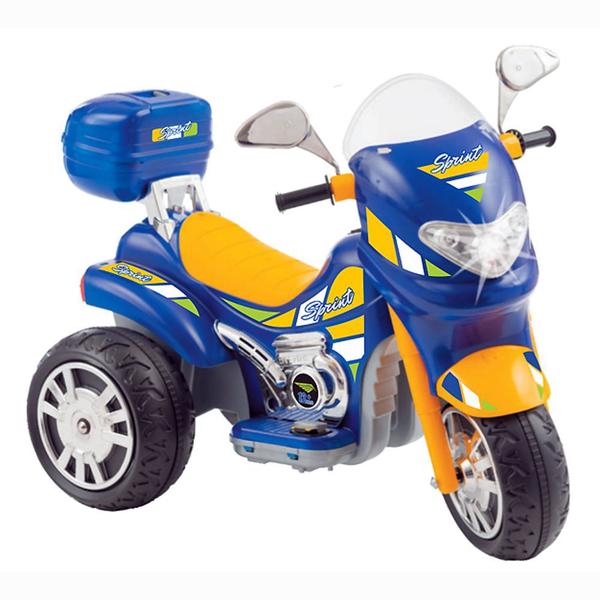 Moto Eletrica Infantil Sprint Turbo Azul 12V Biemme