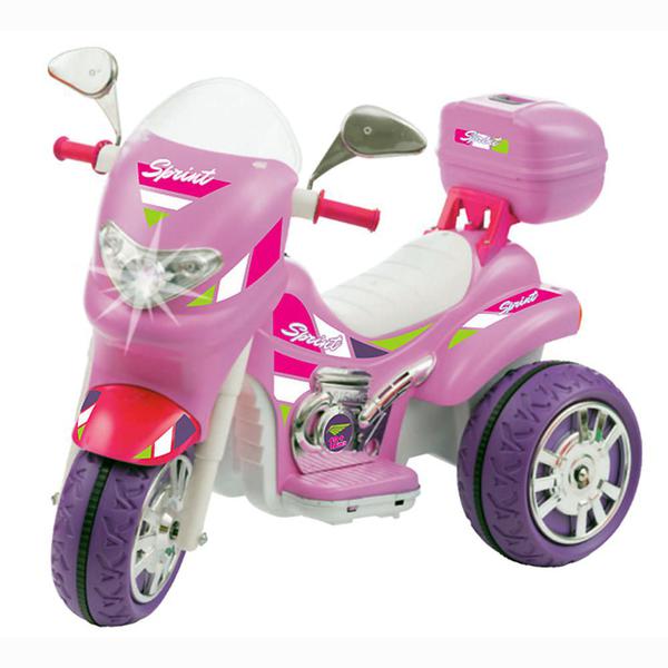 Moto Eletrica Infantil Sprint Turbo Pink 12V Biemme