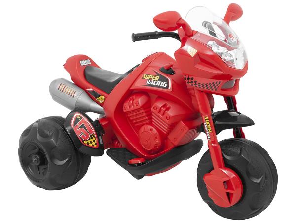 Moto Elétrica Infantil Super Racing 2 Marchas - Bandeirante