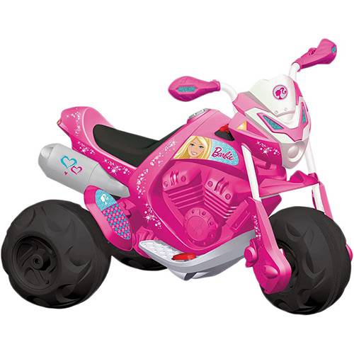 Moto Elétrica Infantil Trail Barbie EL 6V - Bandeirante