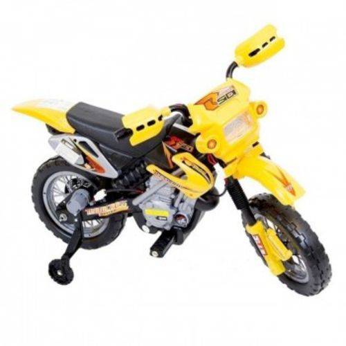 Moto Eletrica Intanfil Amarela Recarregavel Bivolt Motocross Bel