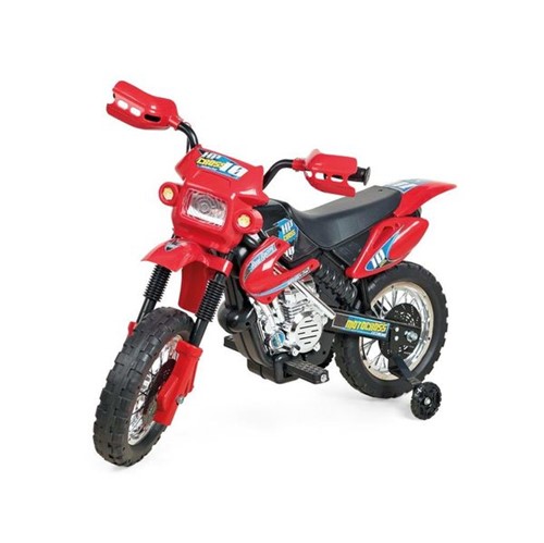 Moto Elétrica Motocross Vermelha Homeplay
