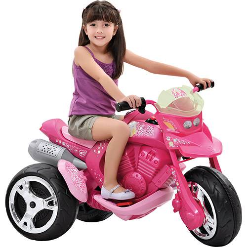 Tamanhos, Medidas e Dimensões do produto Moto Elétrica Sport Barbie 6V - Brinquedos Bandeirante