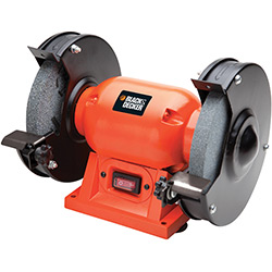 Tudo sobre 'Moto Esmeril de Bancada 6" Black & Decker Laranja'