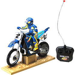 Tudo sobre 'Moto Homeplay Monton Cross C/ Controle Remoto Azul'