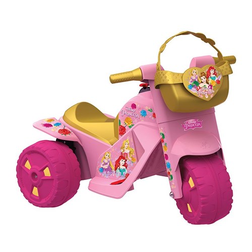 Moto Princesas Disney Elétrica 6V - Brinquedos Bandeirante