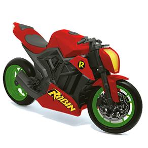 Moto Roda Livre Liga da Justiça Robin - Candide