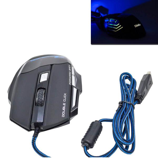Mouse 1,3m X7/1343 com Led USB Gamer - Shinka