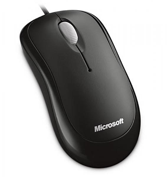 Mouse Basic Optico Microsoft Cor Preto