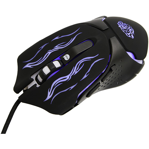 Mouse Black Tiger 2400 Dpi Preto - Dazz