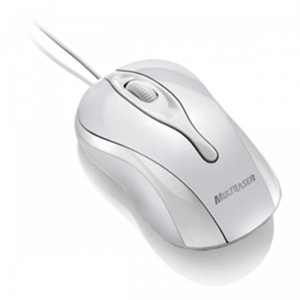 Mouse Colors USB Multilaser MO140 - Branco