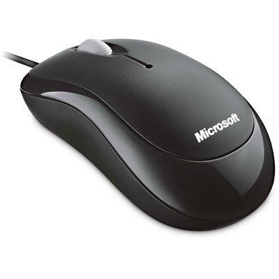 Mouse com Fio Basic Optical Usb Preto - Microsoft