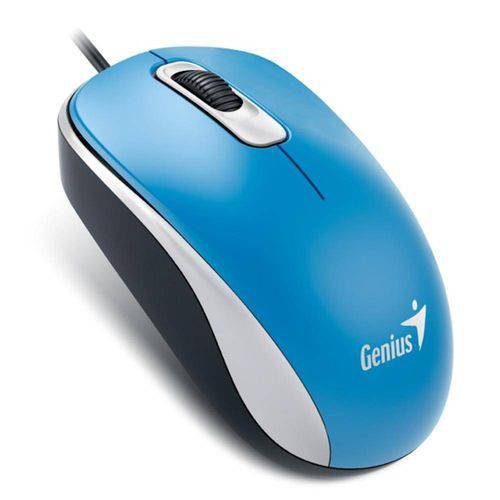 Mouse com Fio Genius 1000 Dpi Usb Dx110 Azul 31010116103
