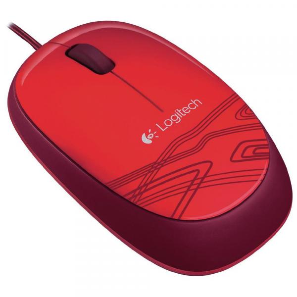 Mouse com Fio Logitech M105 Vermelho 910-002959