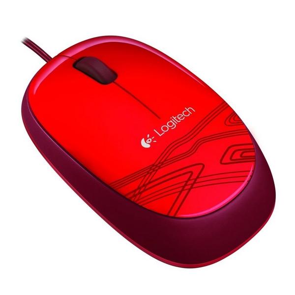 Mouse com Fio Logitech M105 Vermelho
