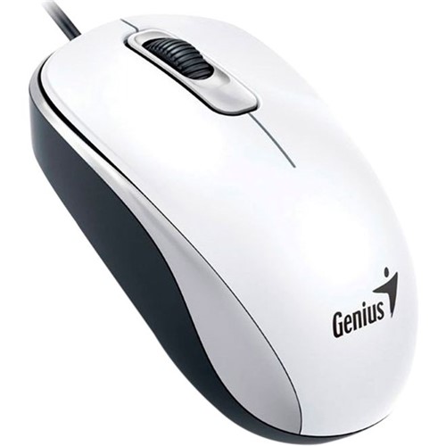 Mouse com Fio USB Branco DX-110 Genius