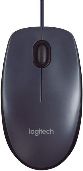 Mouse com Fio Usb Logitech Cinza- M100