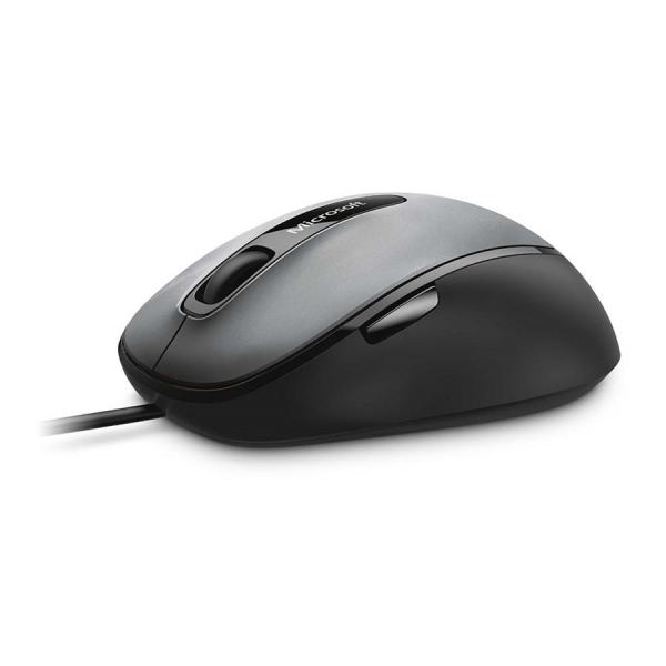 Mouse com Fio USB Preto/Cinza Microsoft 4FD00025