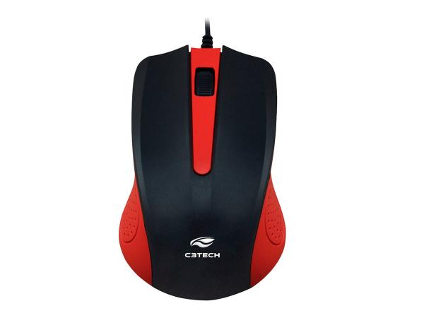 Mouse C3Tech USB MS-20RD Vermelho