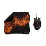 Mouse e Mouse Pad Gamer Multilaser Mo256