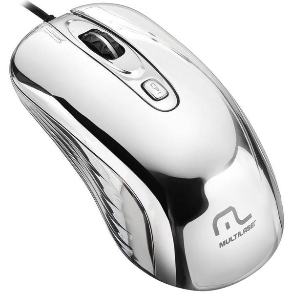 Mouse Gamer Chrome Warrior Usb 1600Dpi Mo228 Multilaser