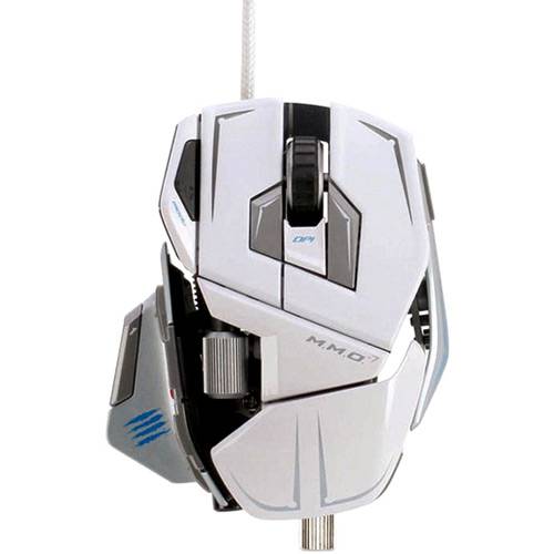 Tudo sobre 'Mouse Gamer Cyborg MAD CATZ MMO 7 White 6400 DPI'