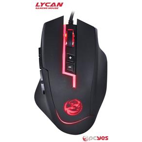 Mouse Gamer Laser Lycan 8200 Dpi Pcyes