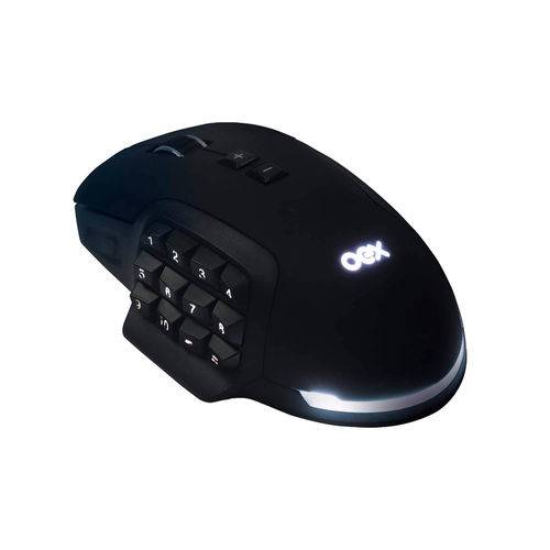 Mouse Gamer Macro 17 Botões 10000dpi Usb - Shadow Ms314 Oex