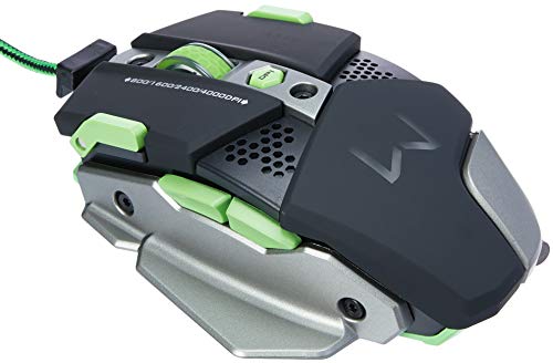 Mouse Gamer Multilaser Warrior 4000Dpi + Função Macro Leds Multimí­Dia - MO249