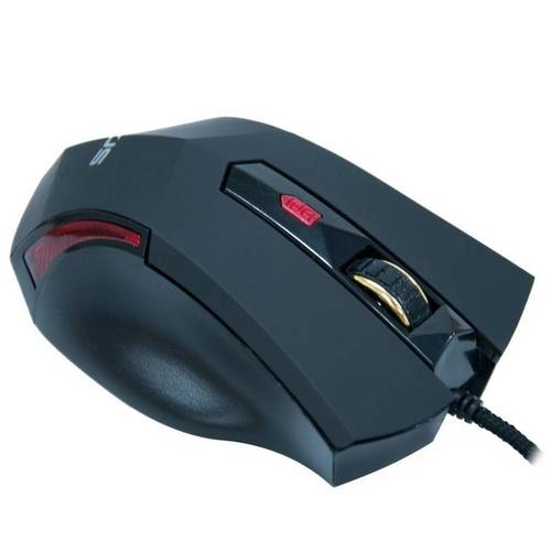 Mouse Gamer Óptico Usb 3200 Dpi Predador Preto Mg-02 Evus