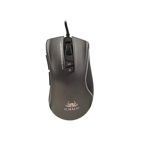 Mouse Gamer Pro - Knup - KP-X1 - USB - Preto
