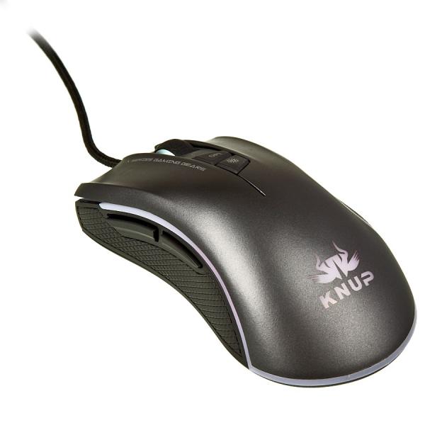 Mouse Gamer Pro Knup X1 USB Preto