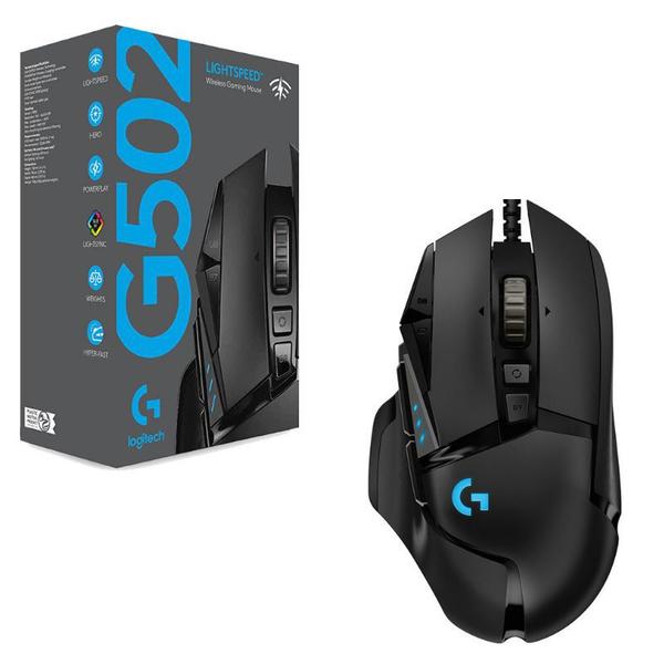 Mouse Gamer S/ Fio Logitech G502 Lightspeed Hero - 910-00556