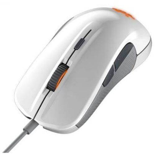 Mouse Gamer Steelseries Rival 300 RGB 6500Cpi Branco, 62354
