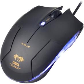 Mouse Gamer Usb 1600Dpi Cobra Type-M E-Blue - Preto
