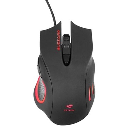 Mouse Gamer Usb Buzzard Mg-110bk 3200dpi Preto - C3tech