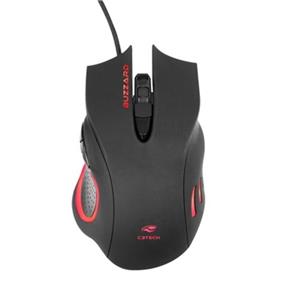 Mouse Gamer Usb Buzzard Mg-110Bk 3200Dpi Preto - C3Tech