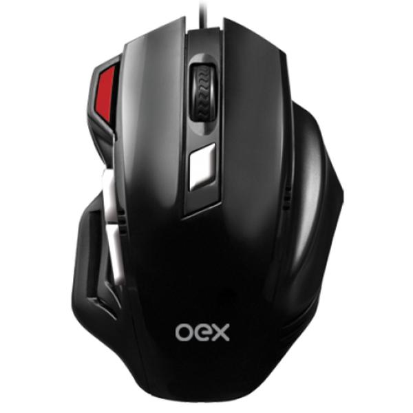 Mouse Gamer Usb Oex Fire Ms-304 com Seis Botões - Oex