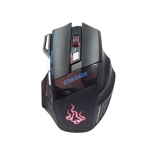Mouse Gamer XSoldado com LED Extreme 7D Infokit GM-700