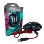 Mouse Gamer XSoldado com LED Extreme 7D Infokit GM-700